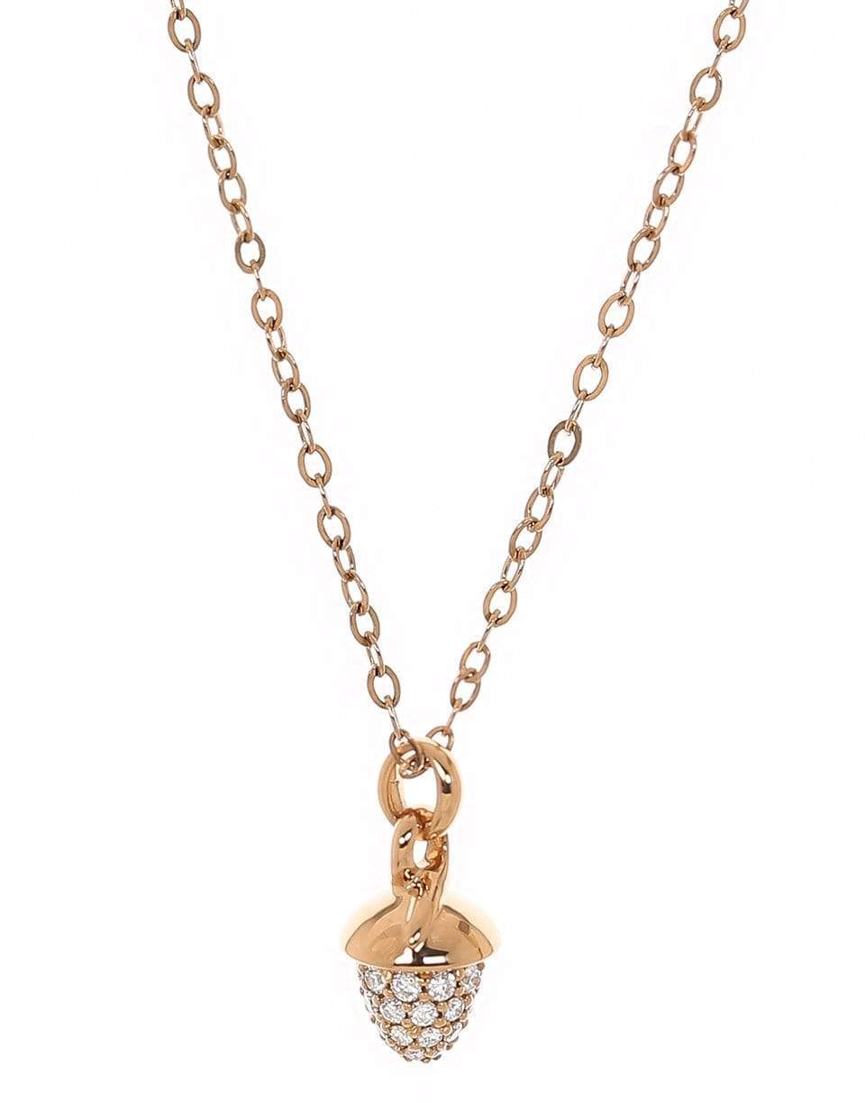 TAMARA COMOLLI-Rose Gold Pave Diamond My Mikado Necklace-ROSE GOLD