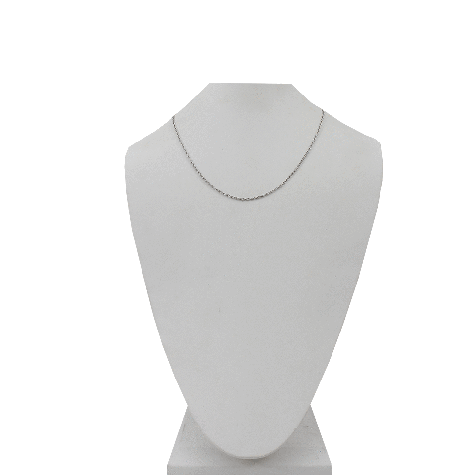 TAMARA COMOLLI-Adjustable Figure Eight White Gold Chain-WHITE GOLD