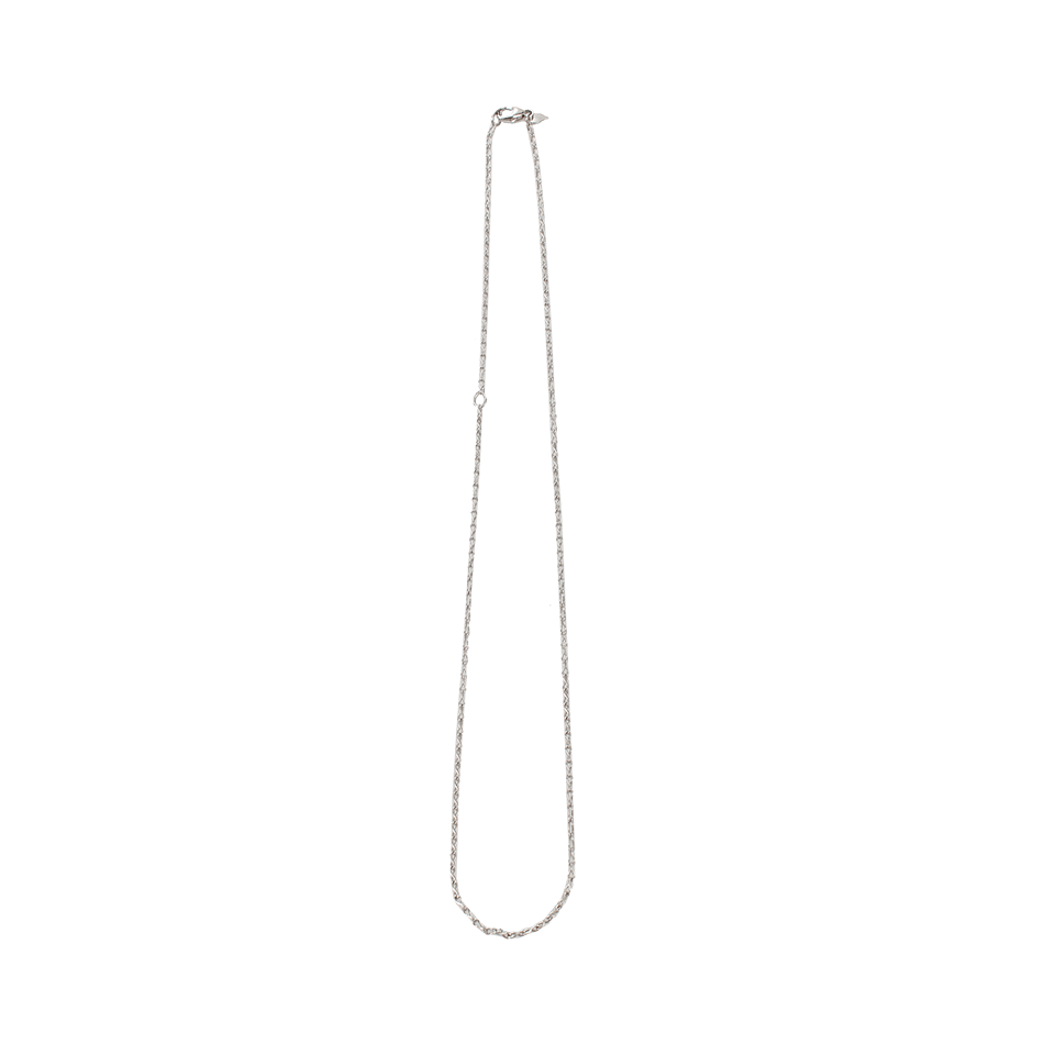 TAMARA COMOLLI-Adjustable Figure Eight White Gold Chain-WHITE GOLD