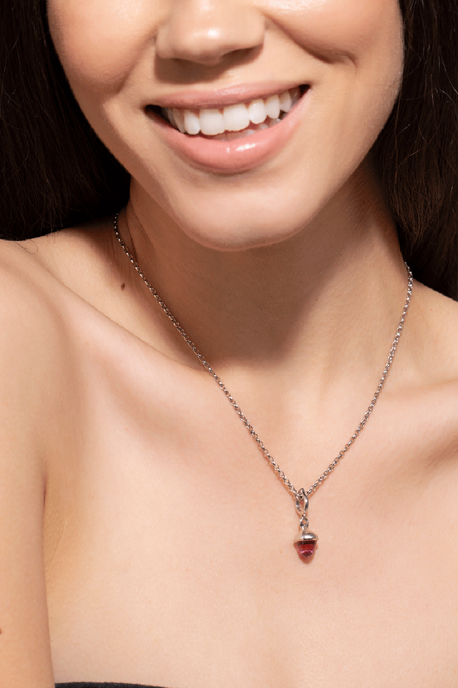 TAMARA COMOLLI-Belchor Chain Necklace-WHITE GOLD