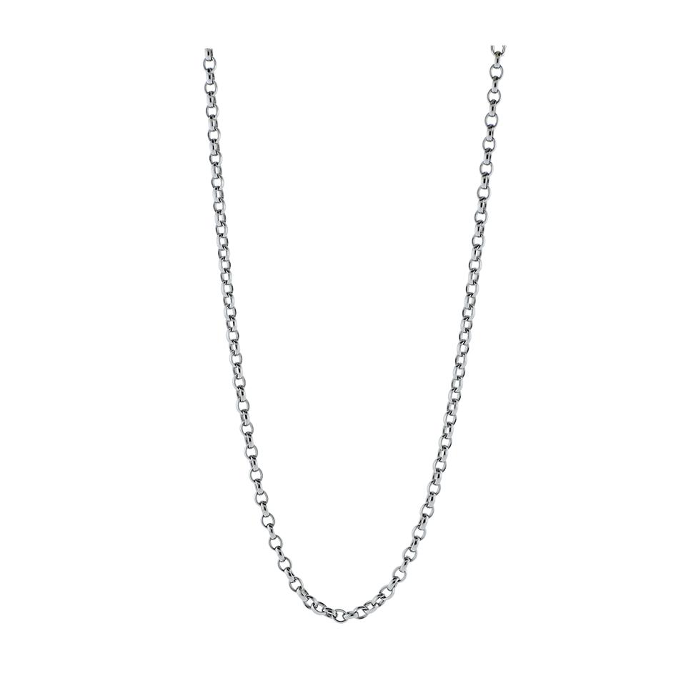TAMARA COMOLLI-Belchor Chain Necklace-WHITE GOLD