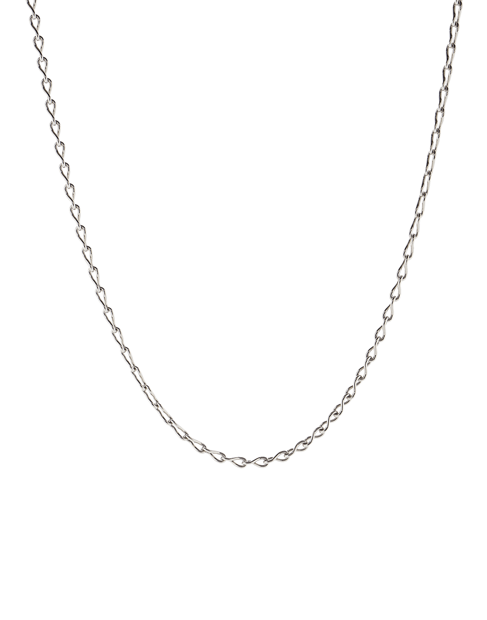 TAMARA COMOLLI-Eight Chain Necklace-WHITE GOLD
