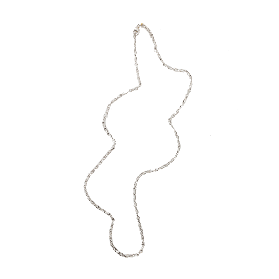 TAMARA COMOLLI-2.8MM Eight Chain Necklace-WHT GOLD