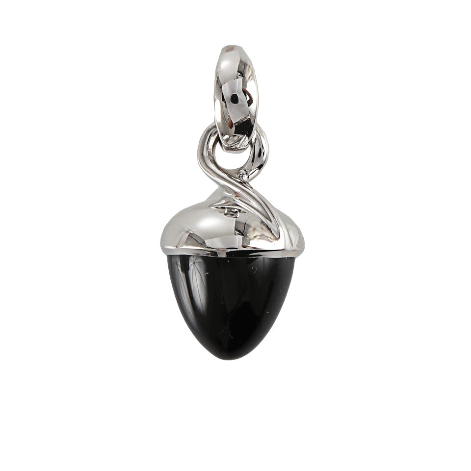 TAMARA COMOLLI-Onyx Mikado Bouquet Pendant-WHT GOLD