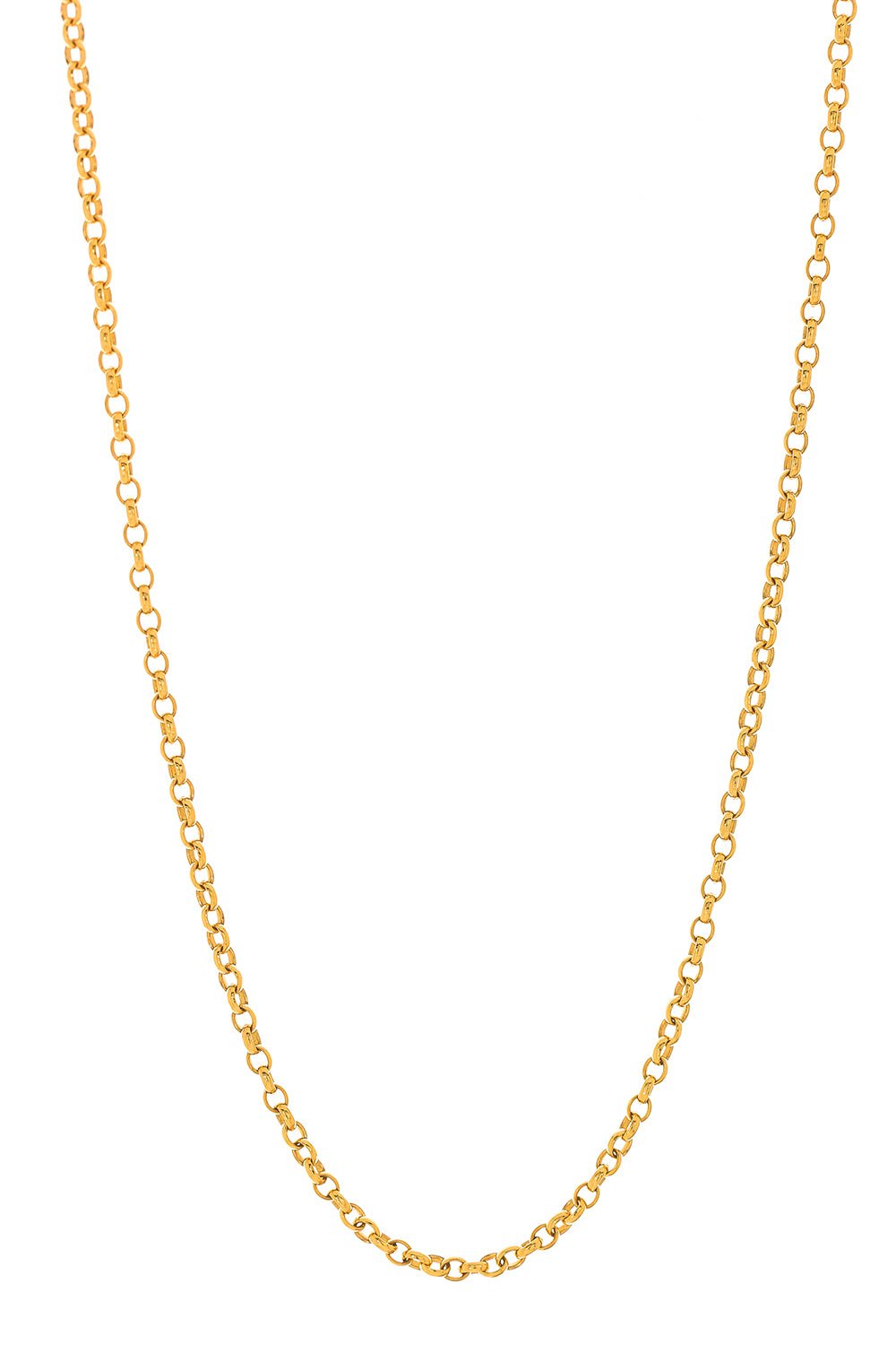 TAMARA COMOLLI-60CM 2.8MM Belcher Chain-YELLOW GOLD