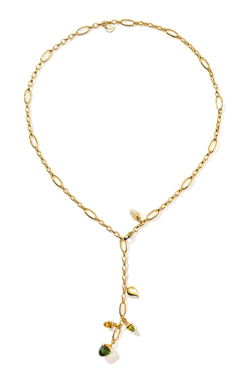 TAMARA COMOLLI-Delicate Mikado Rainforest Necklace-YELLOW GOLD