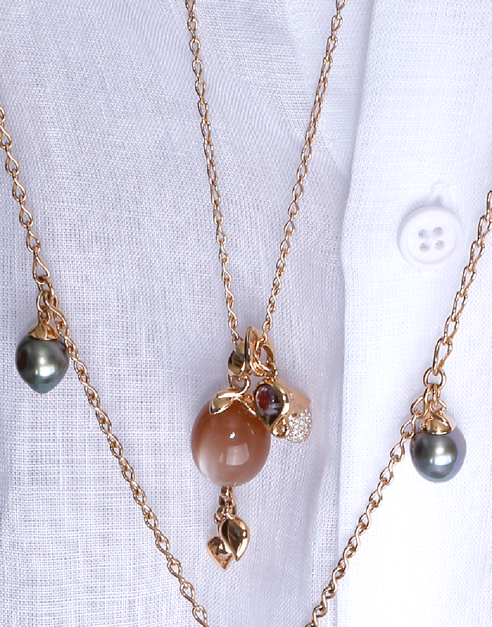 TAMARA COMOLLI-Eight Chain Necklace-YELLOW GOLD