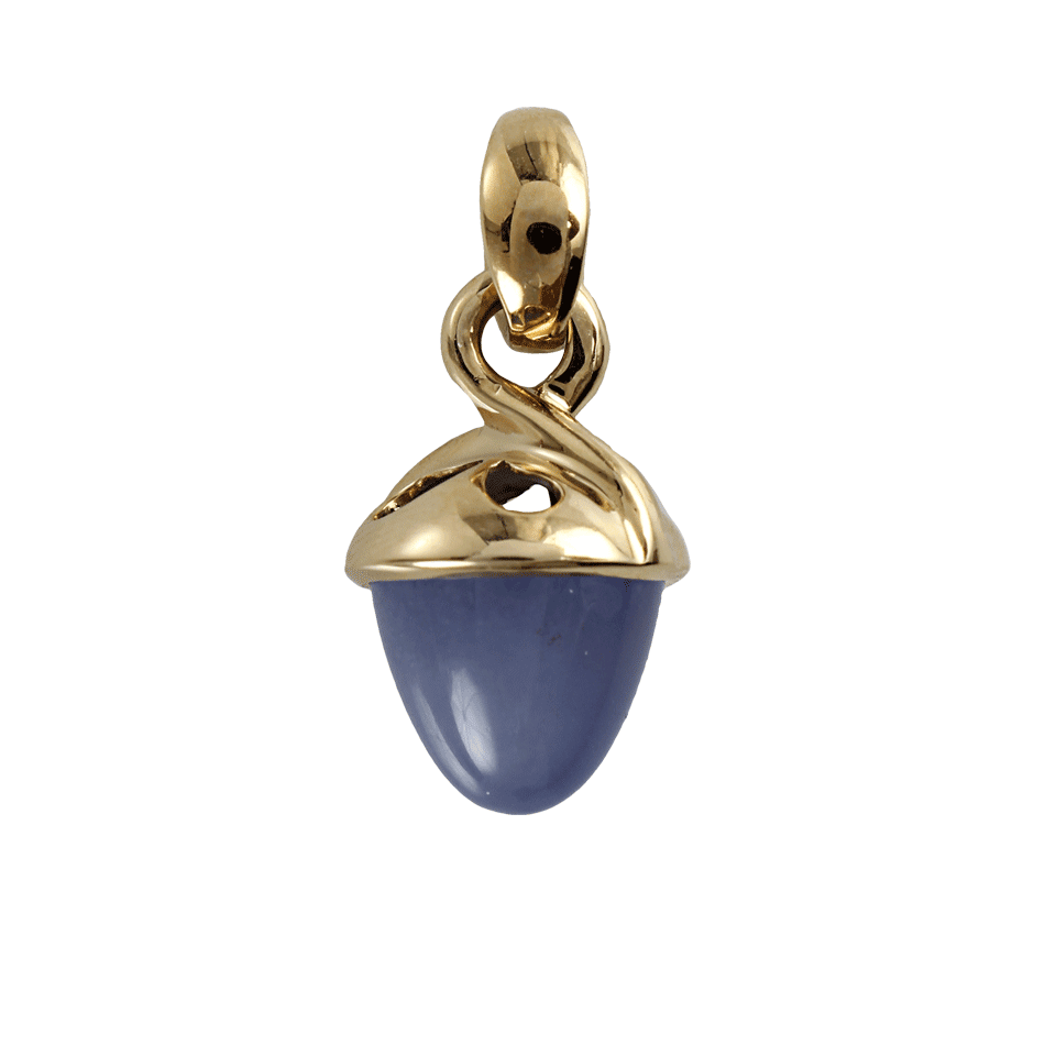 TAMARA COMOLLI-Fairy Bouquet Chalcedony Pendant-YELLOW GOLD