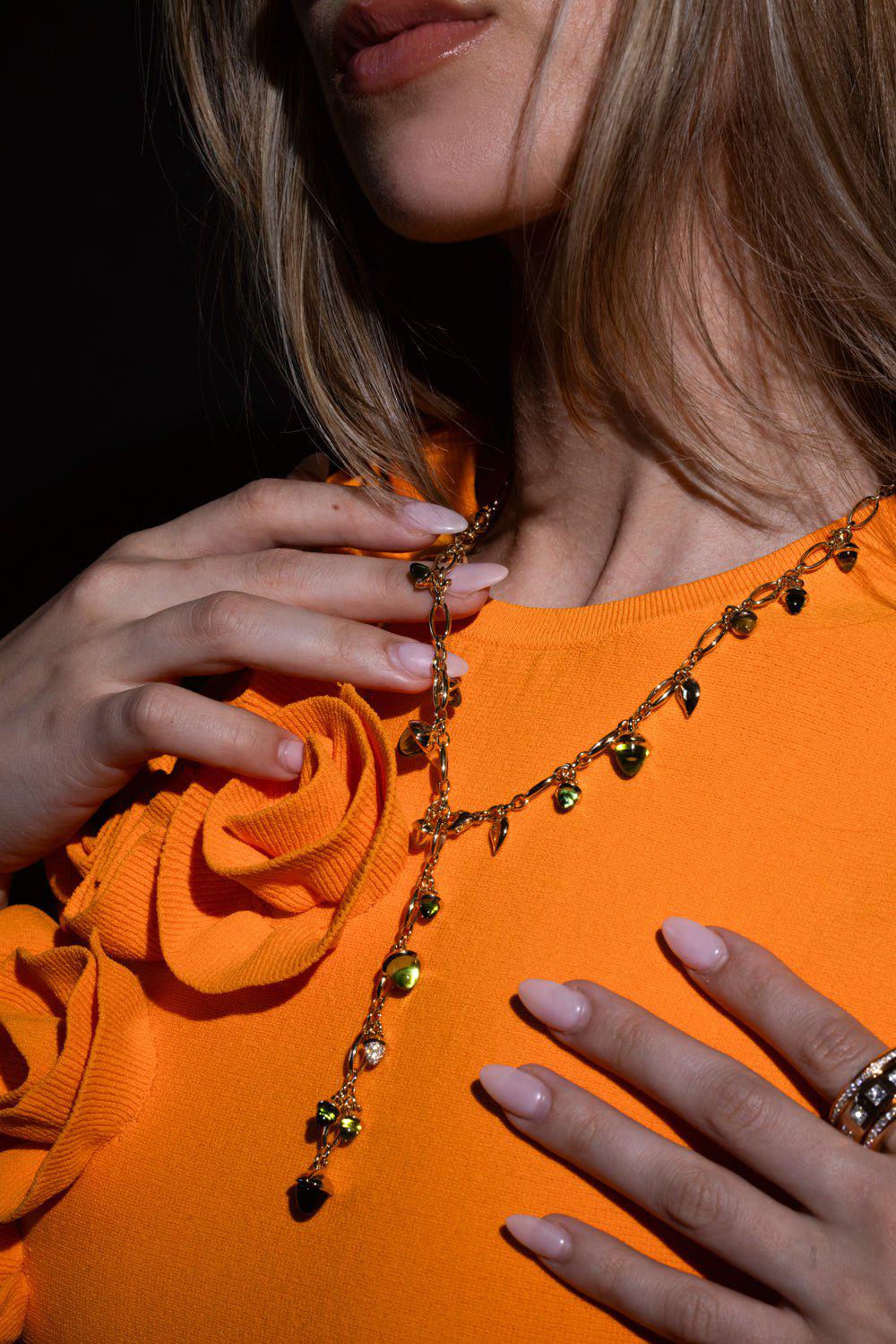 TAMARA COMOLLI-Mikado Rainforest Necklace-YELLOW GOLD