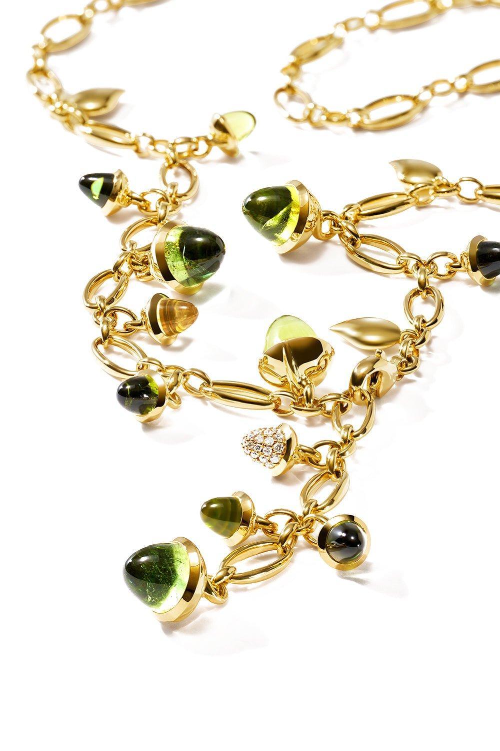TAMARA COMOLLI-Mikado Rainforest Necklace-YELLOW GOLD
