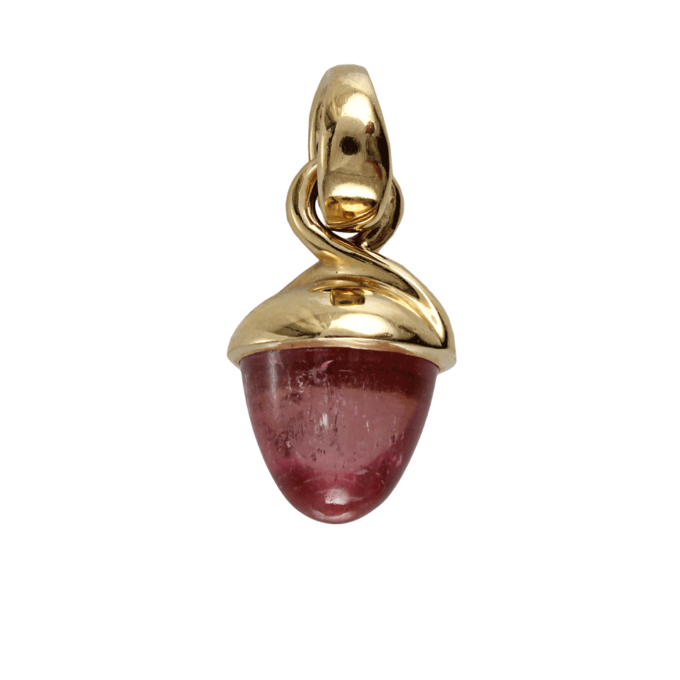 TAMARA COMOLLI-Rosa-Tourmaline Bouquet Pendant-YLLW GLD