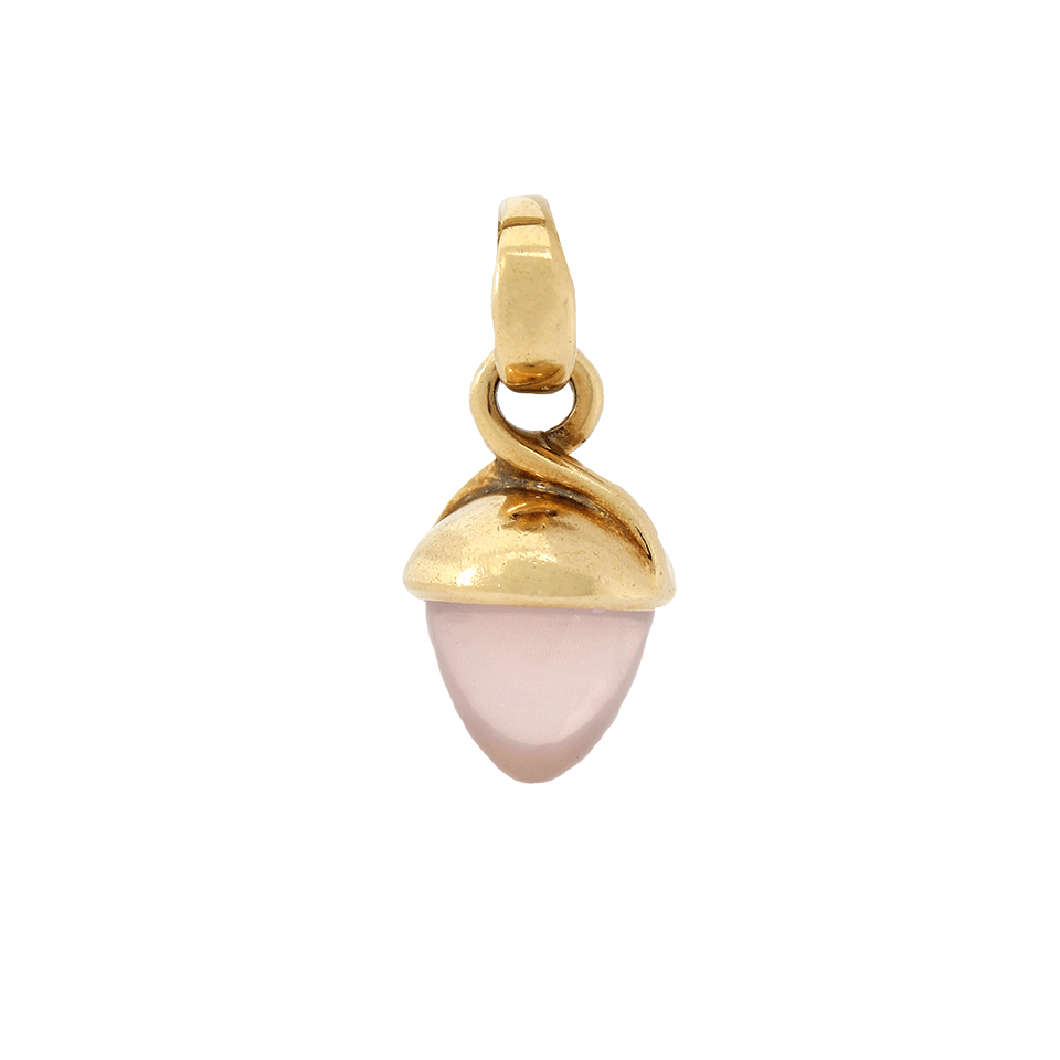 TAMARA COMOLLI-Rose Quartz Mikado Pendant in Yellow Gold-YLLW GLD