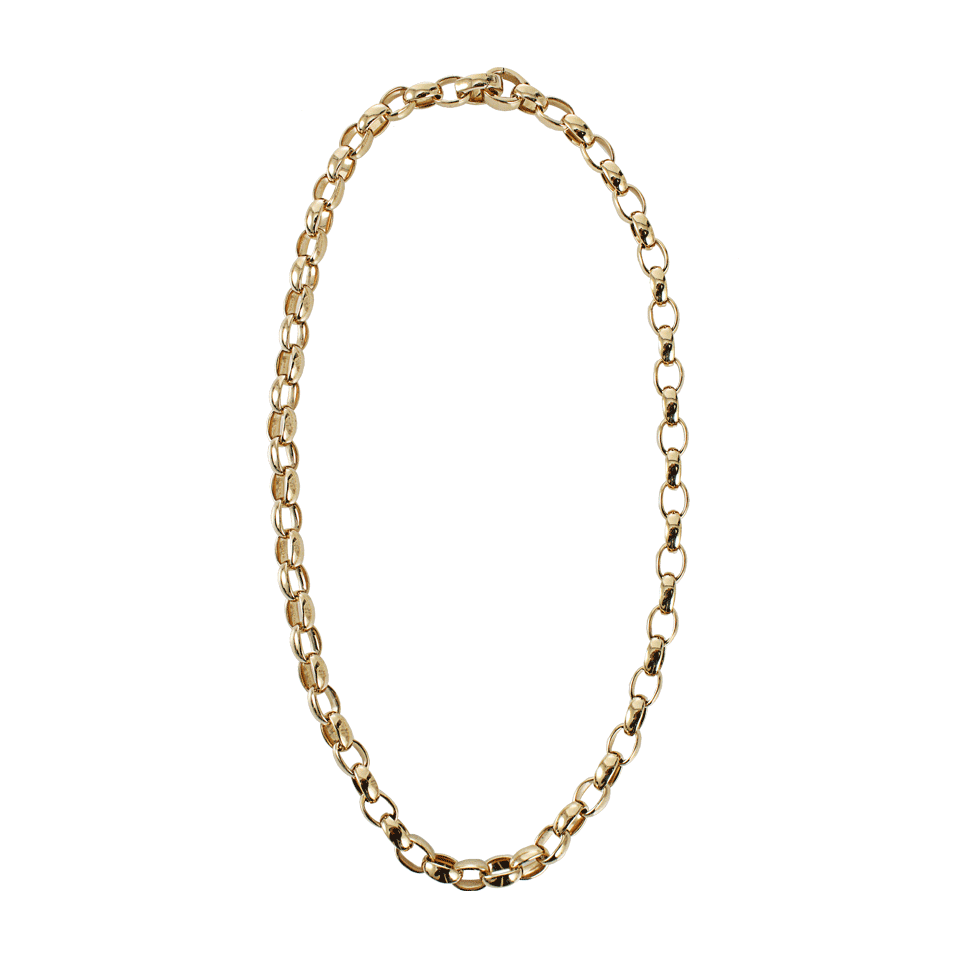 TAMARA COMOLLI-Miniroulette Necklace with Two Clasps-YLW GOLD