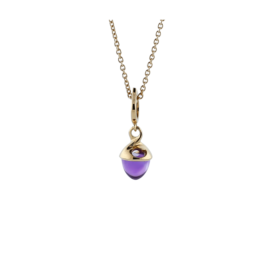 TAMARA COMOLLI-Amethyst Fairy Mikado Flamenco Pendant-ROSE GOLD