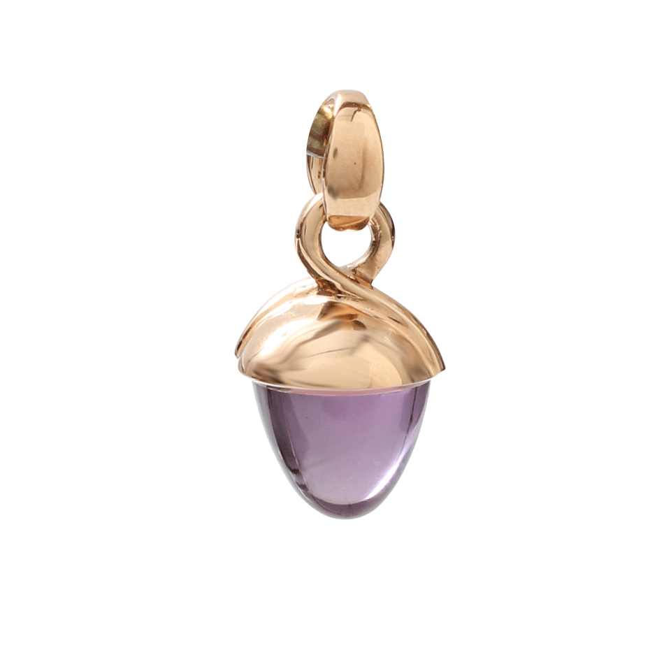 TAMARA COMOLLI-Amethyst Mikado Bouquet Pendant-ROSE GOLD