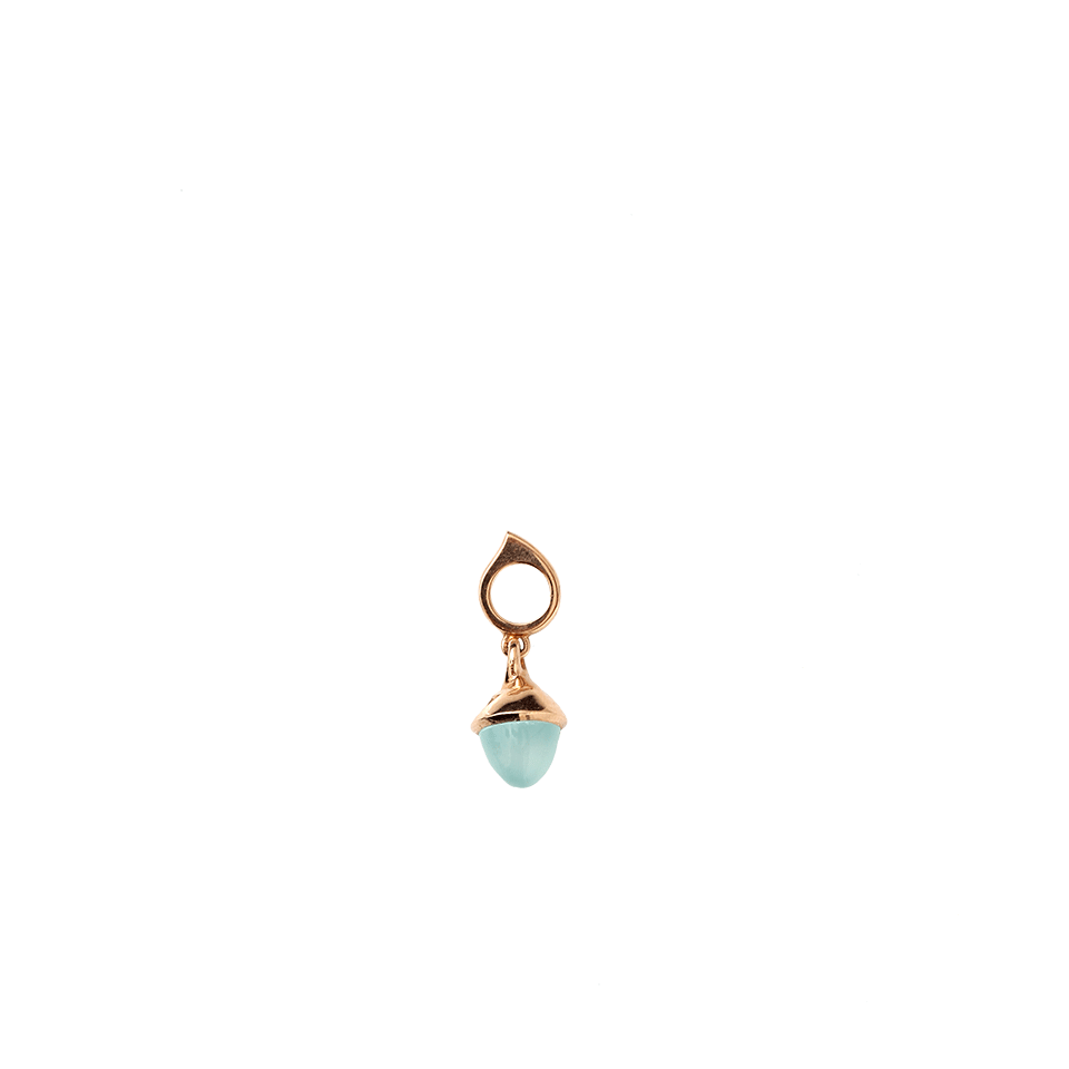 TAMARA COMOLLI-Aqua Chalcedony Fairy Mikado Pendant-ROSE GOLD
