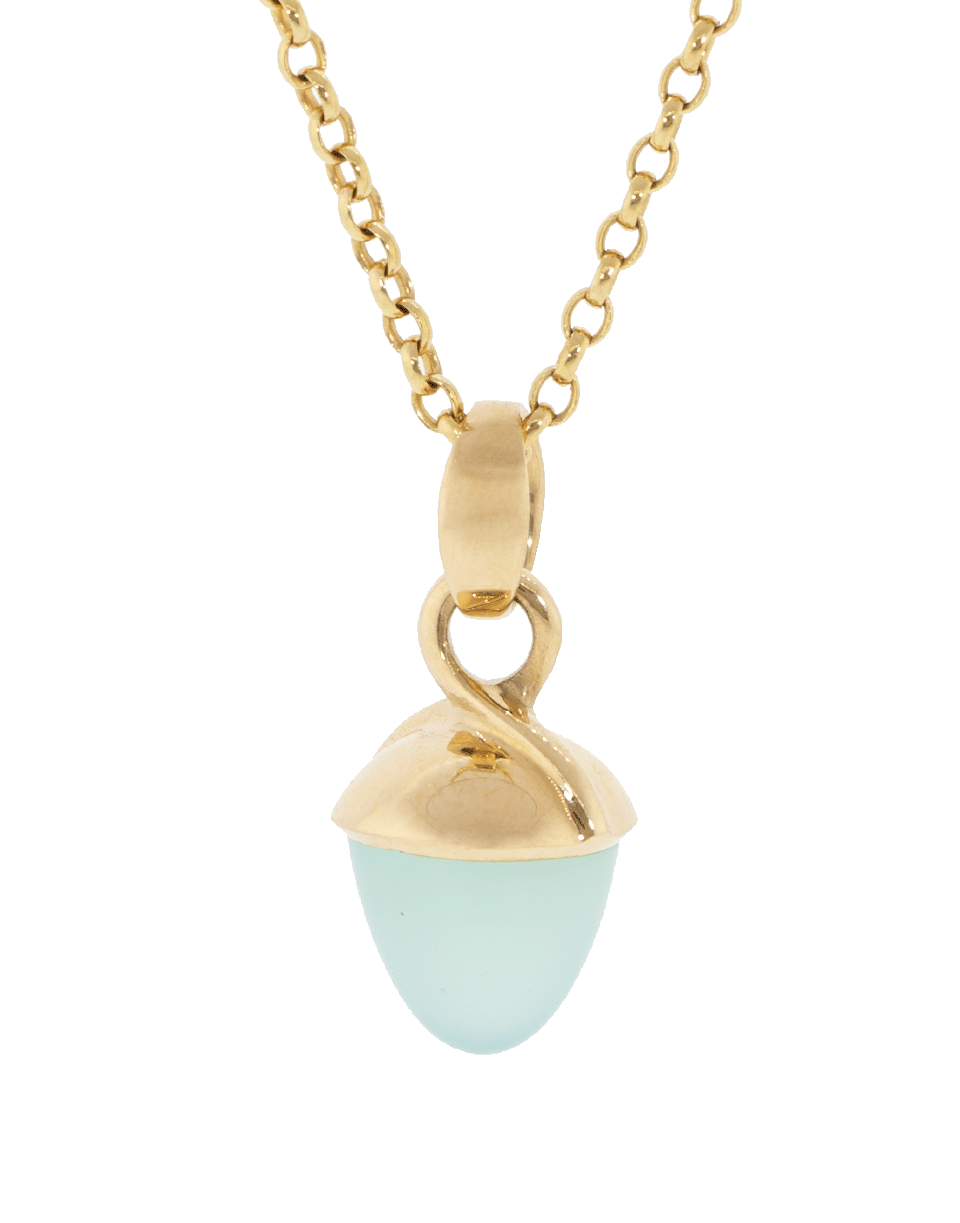 TAMARA COMOLLI-Aqua Chalcedony Mikado Bouquet Pendant-ROSE GOLD
