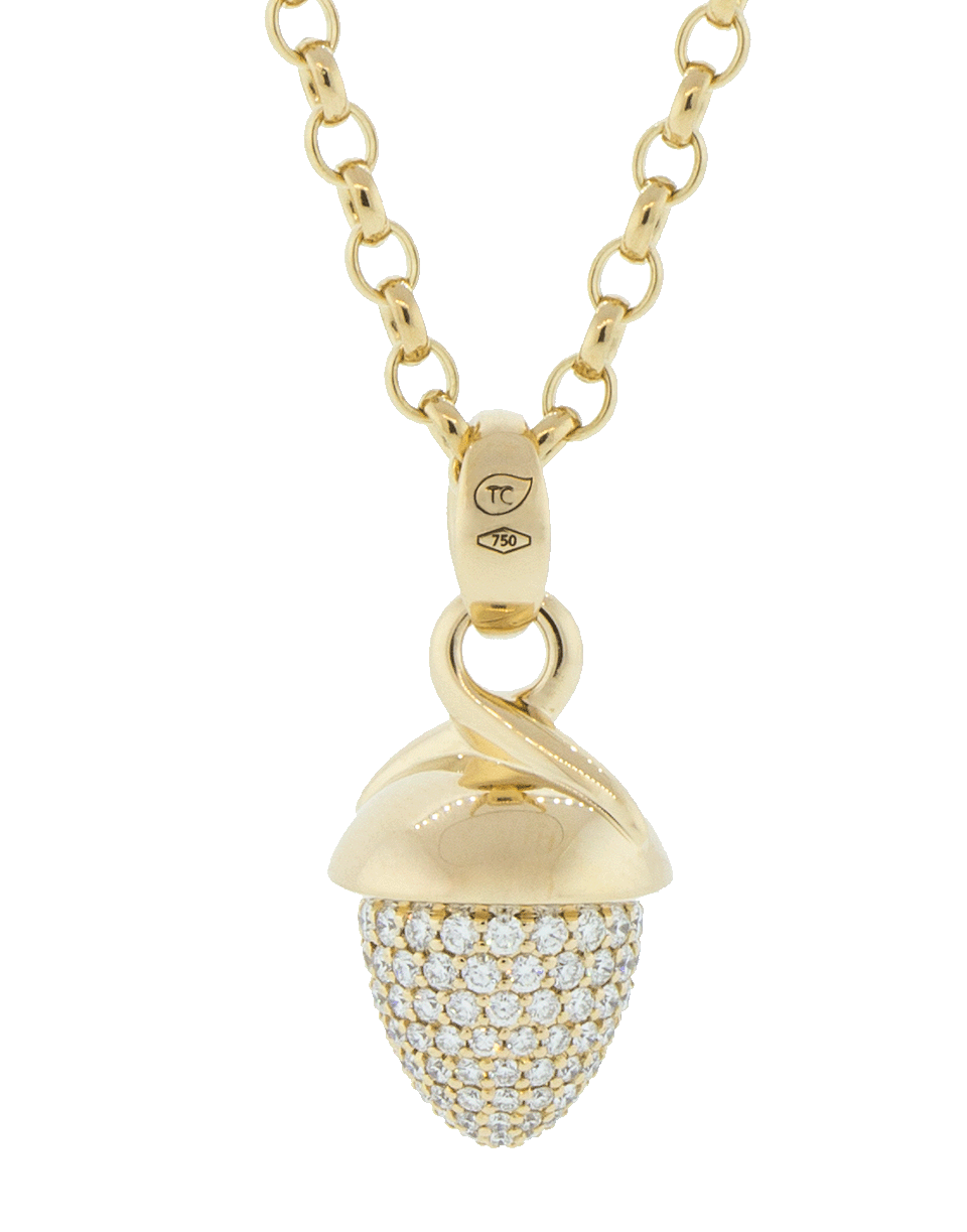 TAMARA COMOLLI-Diamond Pave Mikado Bouquet Pendant-ROSE GOLD