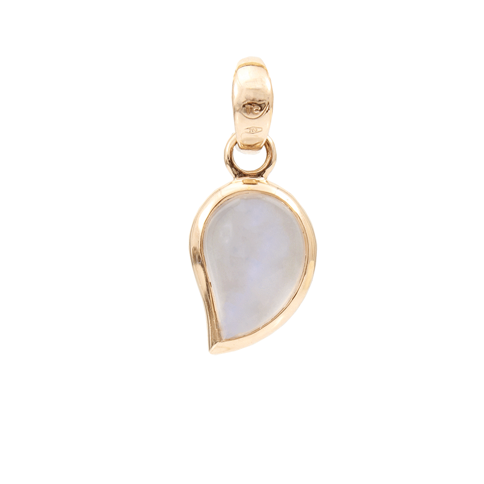 TAMARA COMOLLI-Double Drop Moonstone Pendant With Diamonds-ROSE GOLD