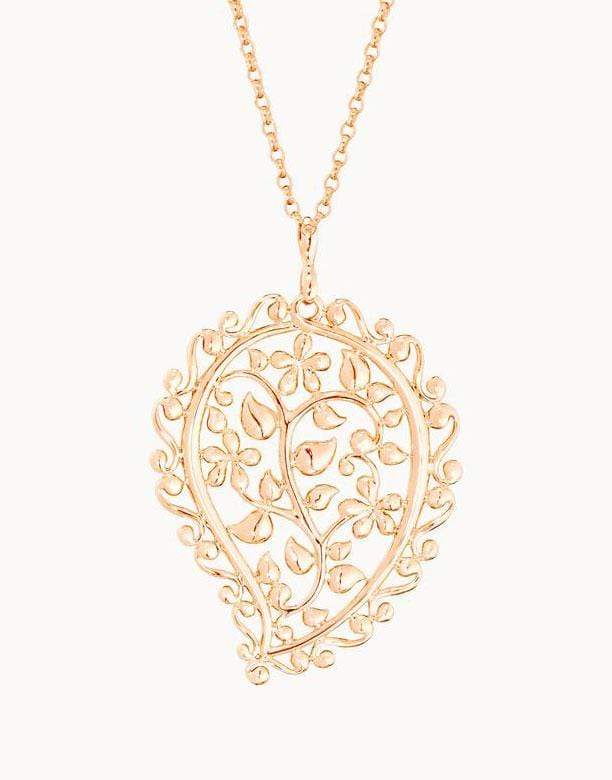 TAMARA COMOLLI-India Dream Diamond Pendant-ROSE GOLD