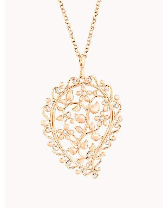 TAMARA COMOLLI-India Dream Diamond Pendant-ROSE GOLD