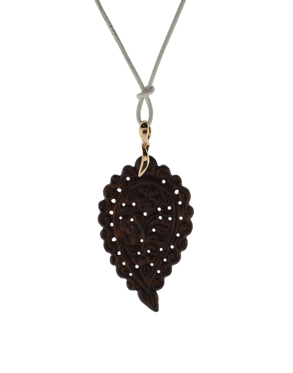 TAMARA COMOLLI-Large India Snakewood Pendant-ROSE GOLD
