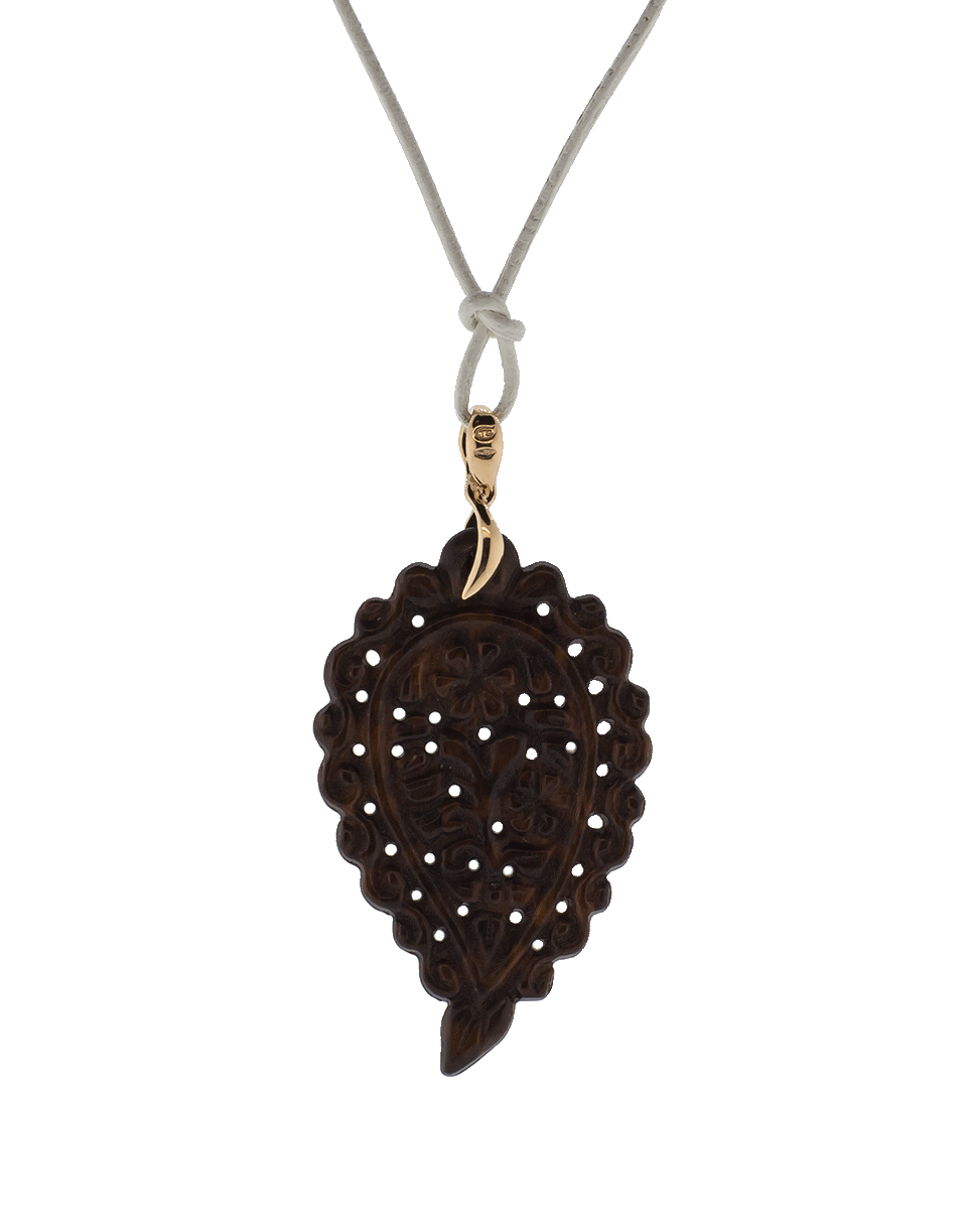 TAMARA COMOLLI-Large India Snakewood Pendant-ROSE GOLD