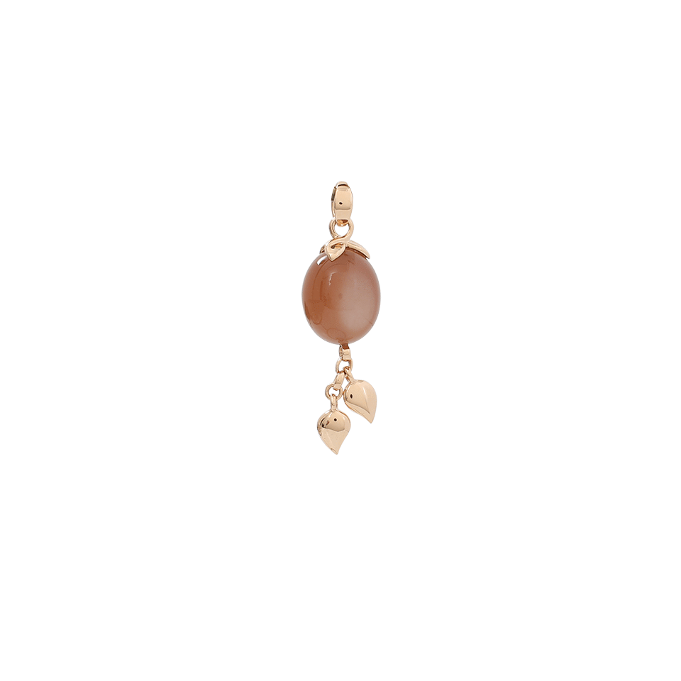 TAMARA COMOLLI-Large Moonstone Coconut Pendant-ROSE GOLD