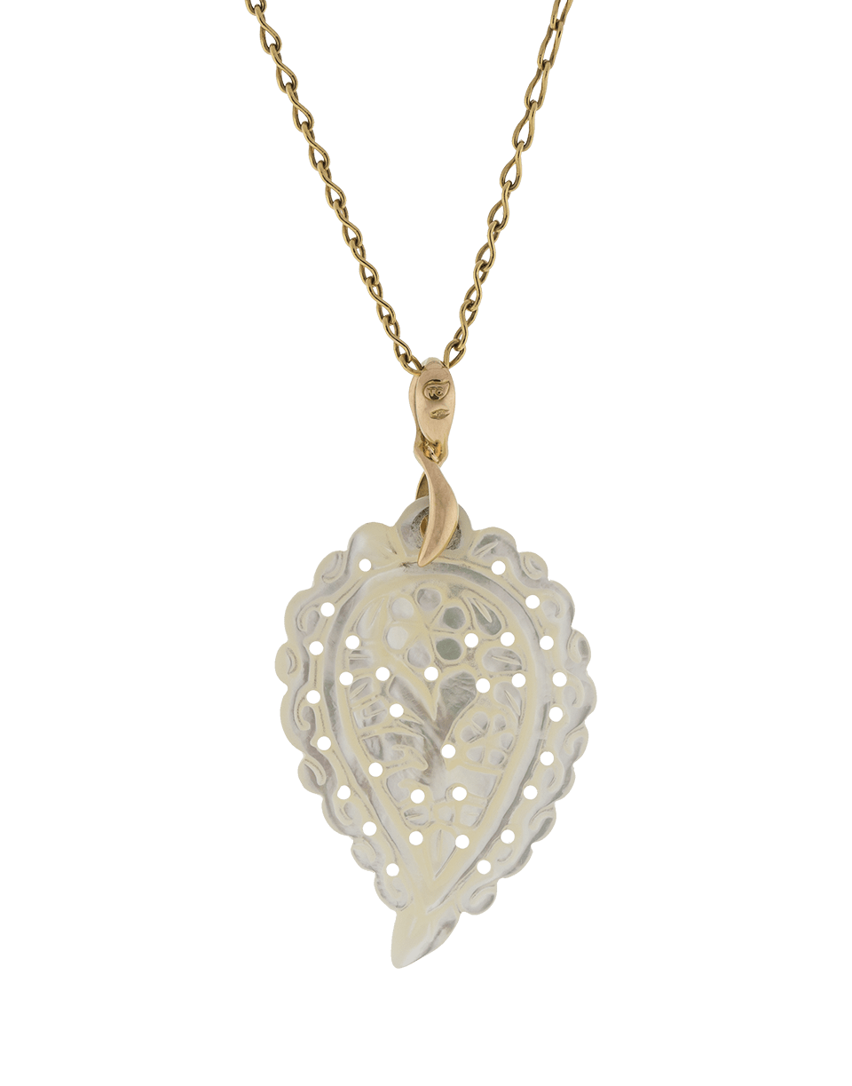 TAMARA COMOLLI-Medium Mother of Pearl India Pendant-ROSE GOLD