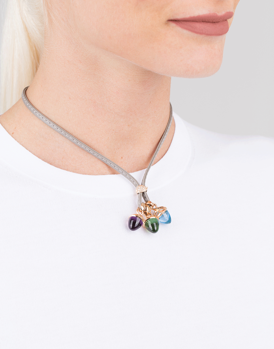 TAMARA COMOLLI-Mikado Bouquet Fairy Pendant-ROSE GOLD