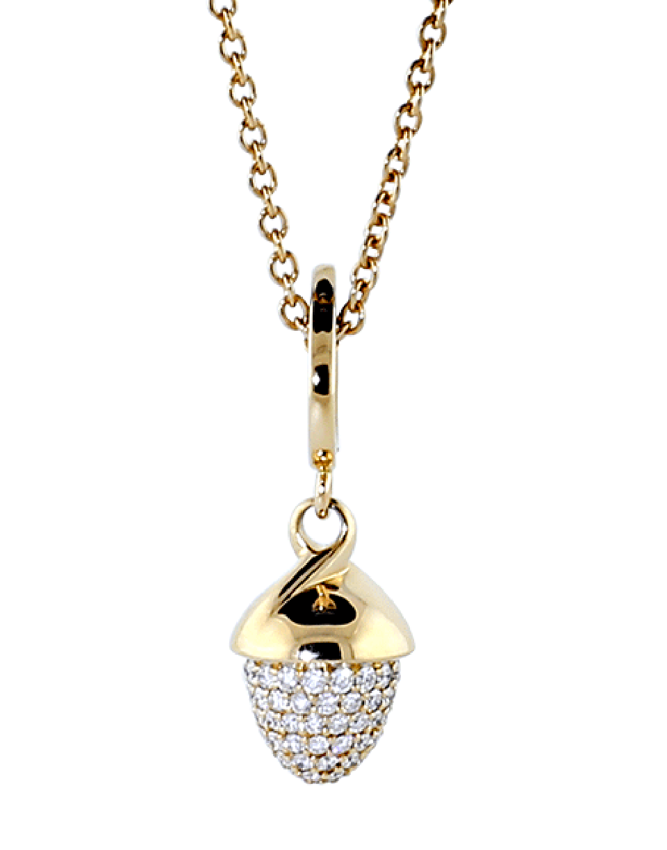 TAMARA COMOLLI-Pave Diamond Mikado Flamenco Pendant-ROSE GOLD