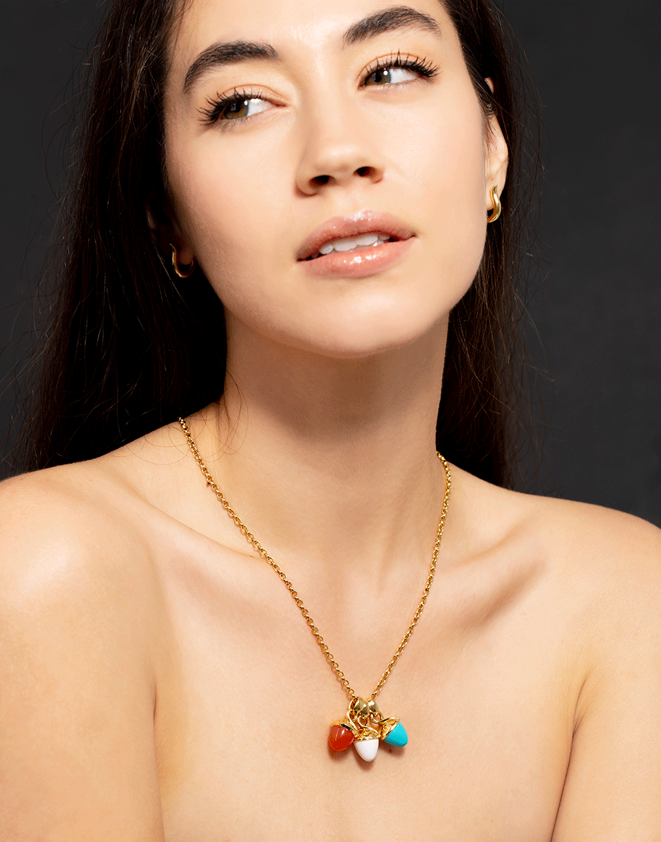 TAMARA COMOLLI-Sky Topaz Mikado Flamenco Pendant-ROSE GOLD