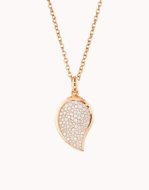 TAMARA COMOLLI-Small Signature Wave Pendant - Rose Gold-ROSE GOLD