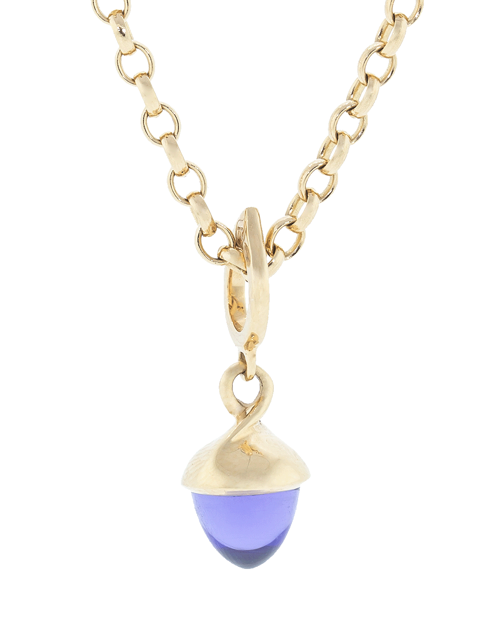 TAMARA COMOLLI-Tanzanite Mikado Flamenco Pendant-ROSE GOLD
