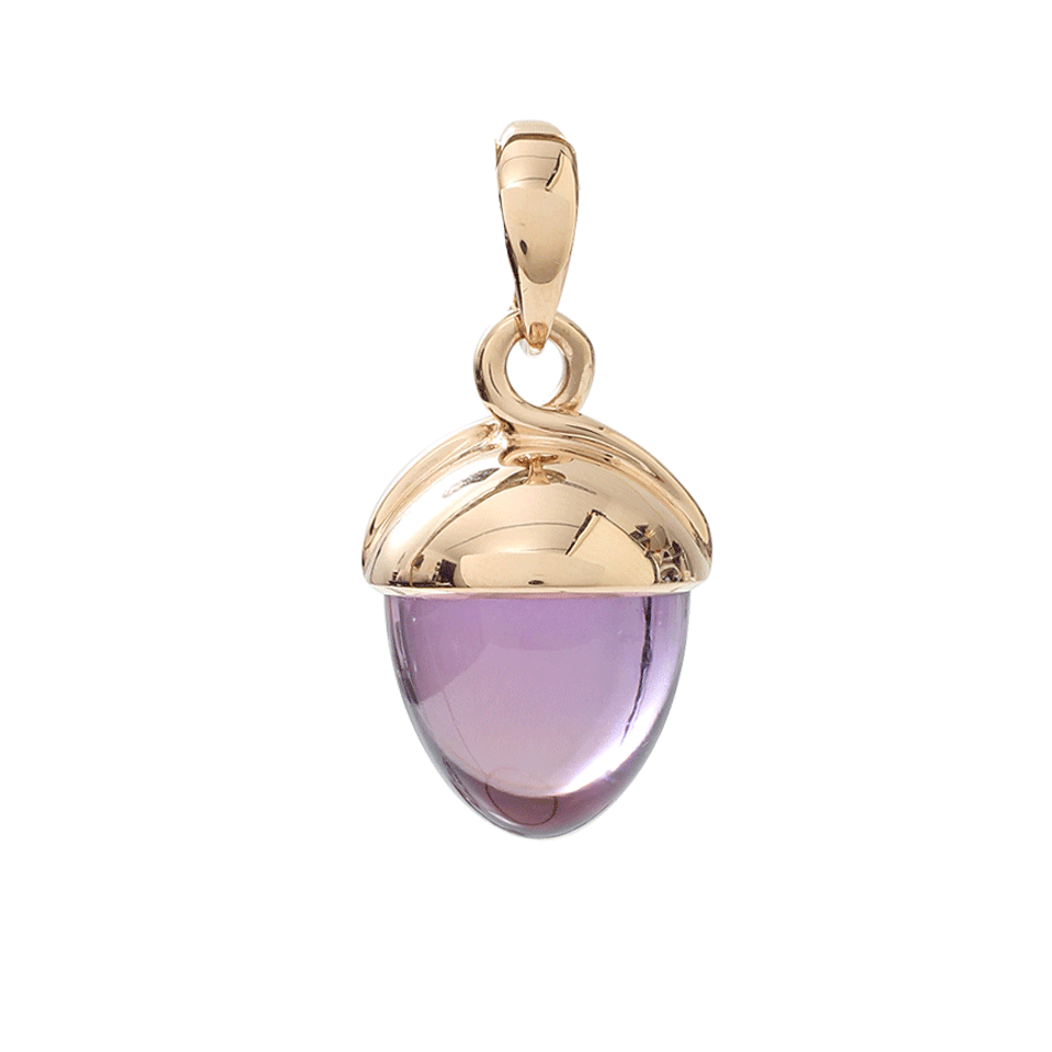 TAMARA COMOLLI-XL Amethyst Mikado Bouquet Pendant-ROSE GOLD