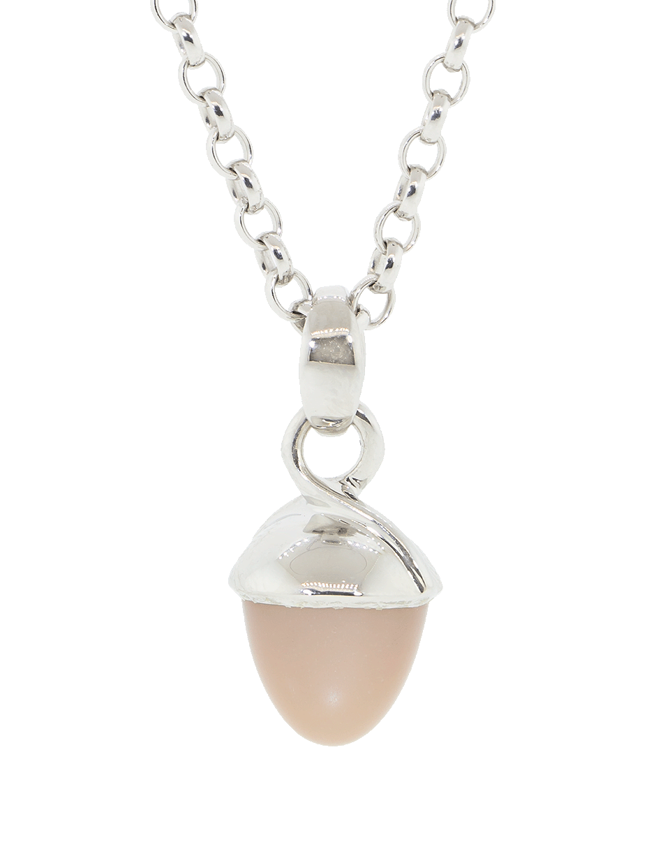 TAMARA COMOLLI-Brown Moonstone Mikado Bouquet Pendant-WHITE GOLD