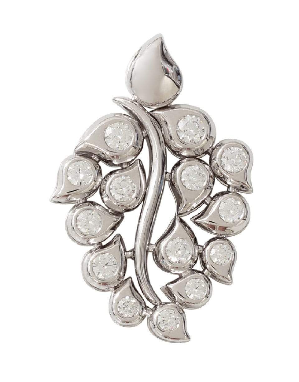 TAMARA COMOLLI-Classic Diamond Snowflake Pendant-WHITE GOLD