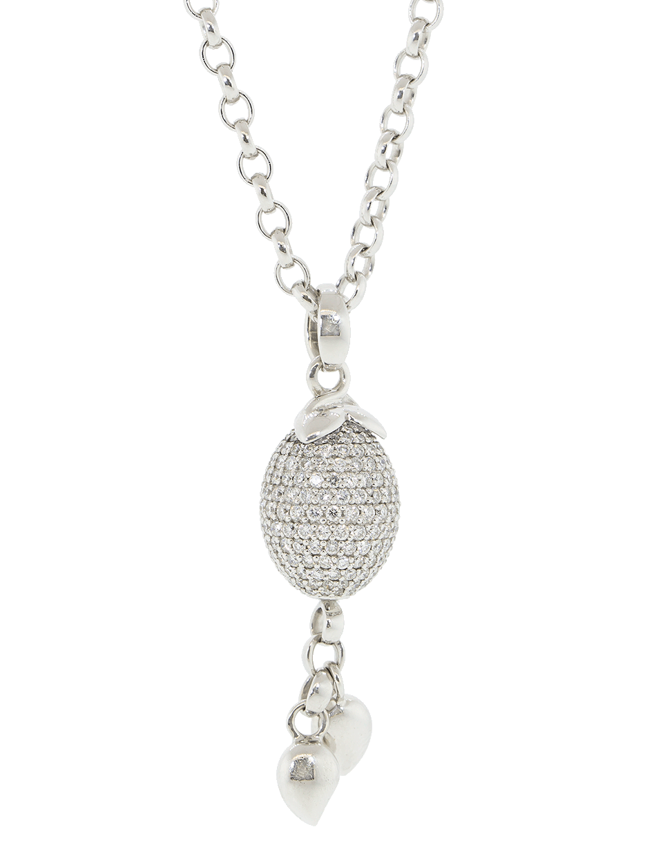 TAMARA COMOLLI-Diamond Coconut Pendant-WHITE GOLD