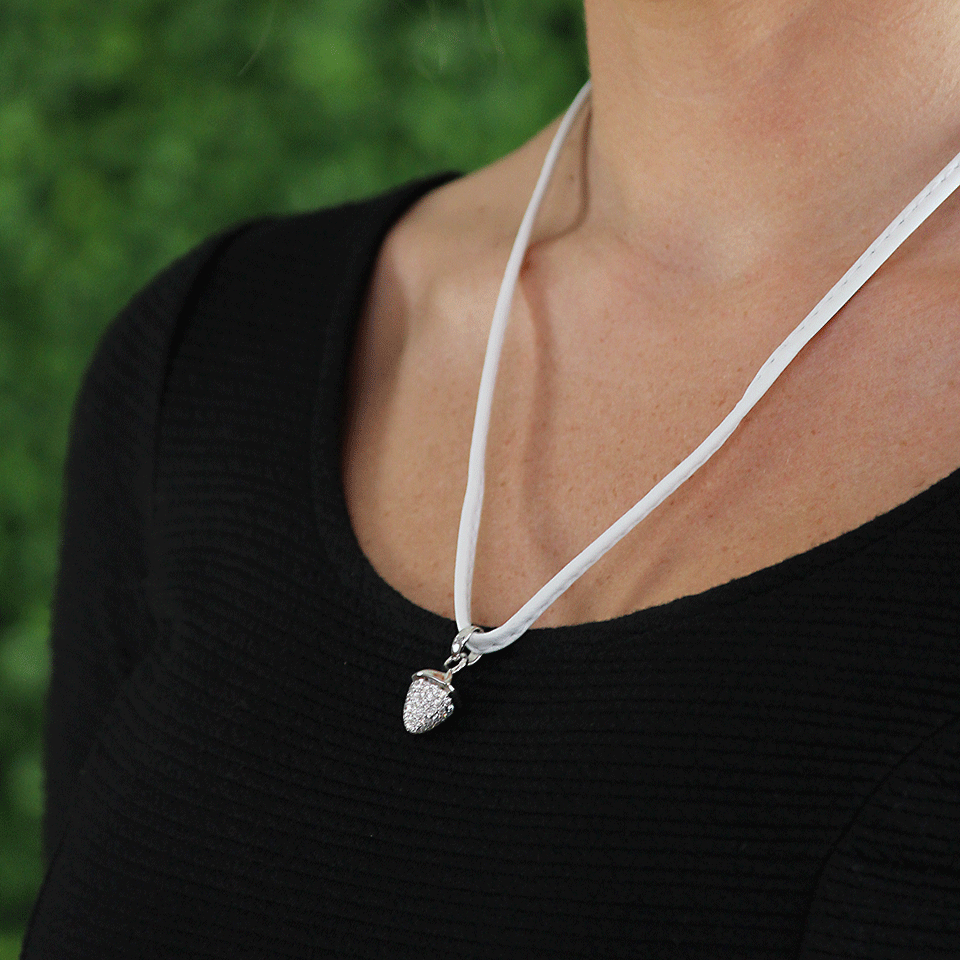 TAMARA COMOLLI-Diamond Pave Mikado Pendant-WHITE GOLD