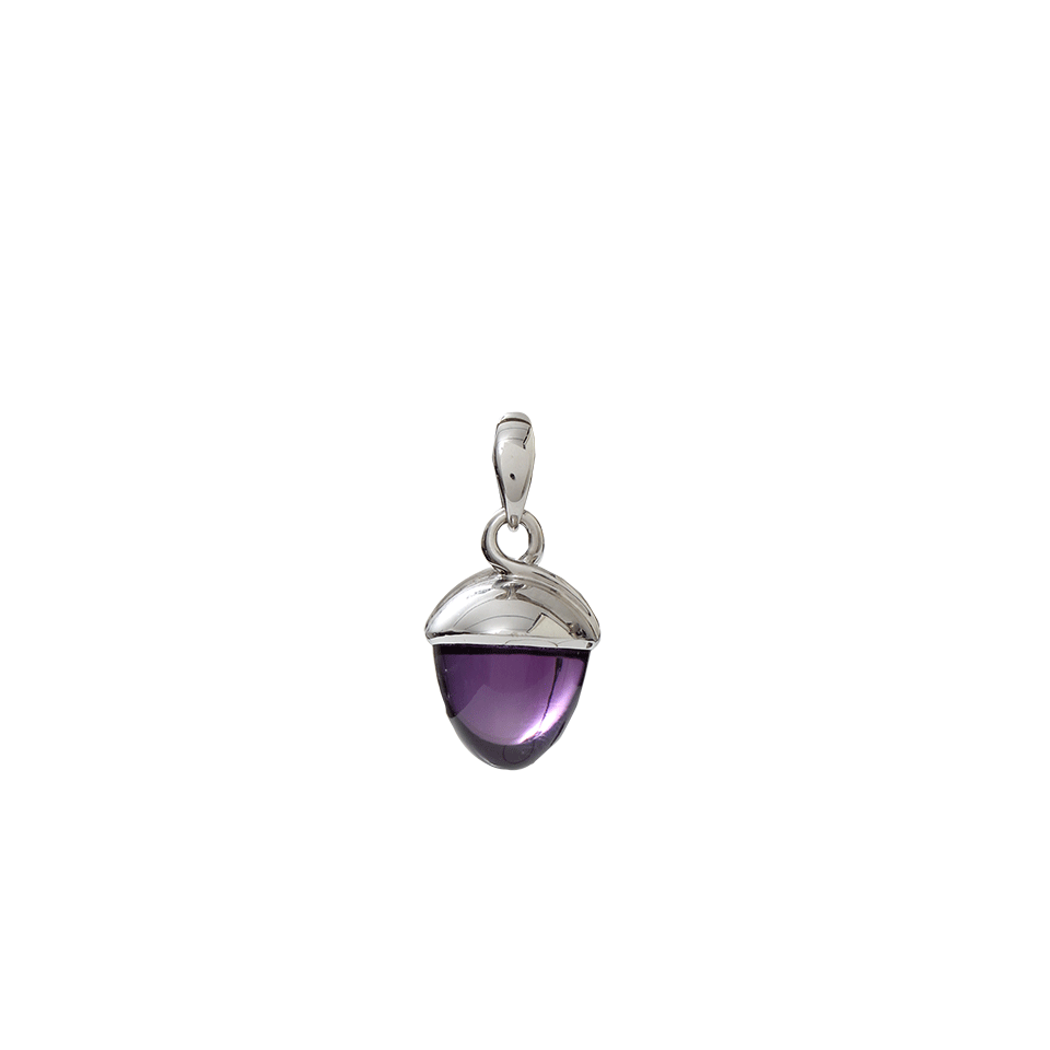 TAMARA COMOLLI-Extra Large Amethyst Mikado Bouquet Pendant-WHITE GOLD