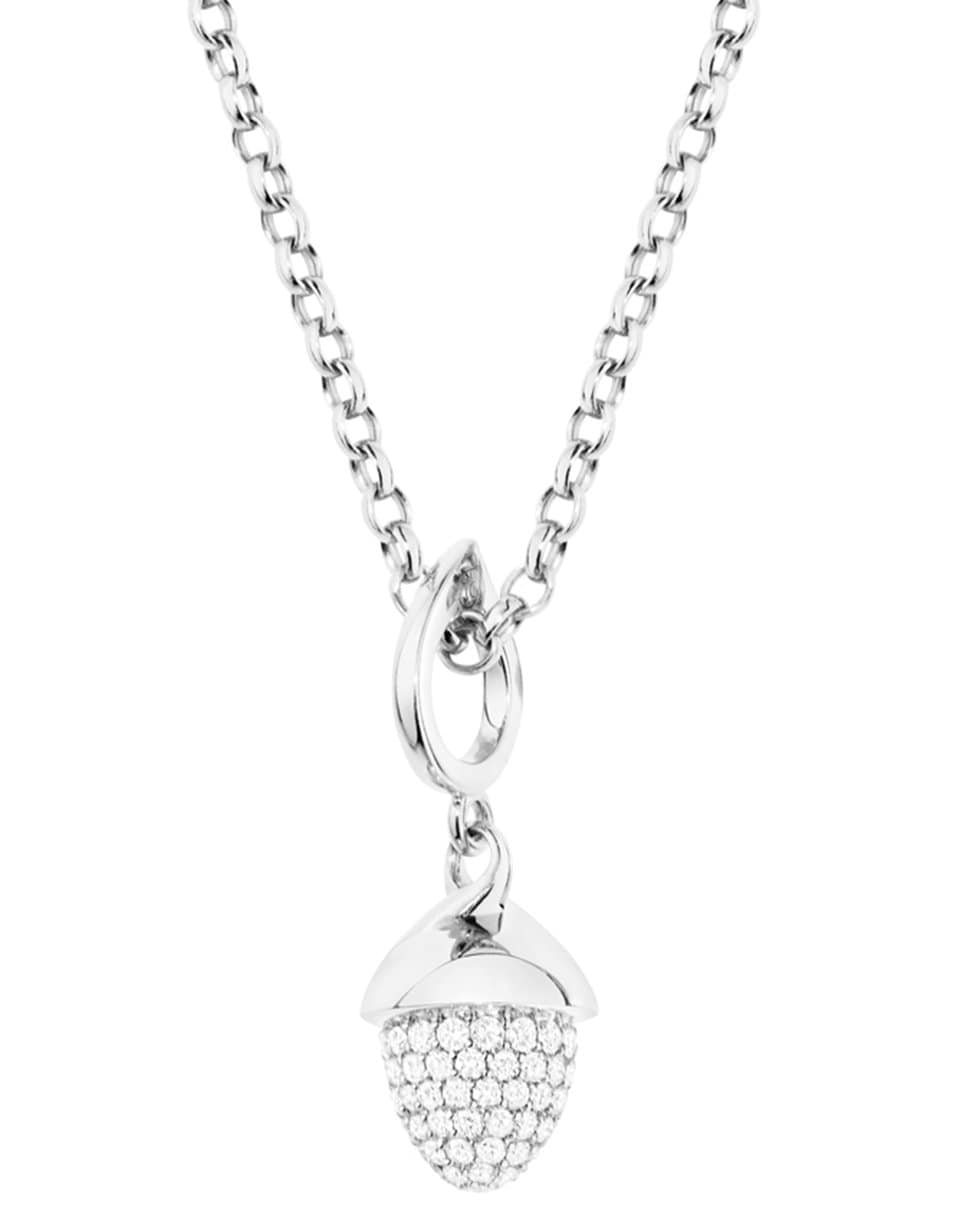 TAMARA COMOLLI-Mikado Flamenco Diamond Pave Pendant-WHITE GOLD