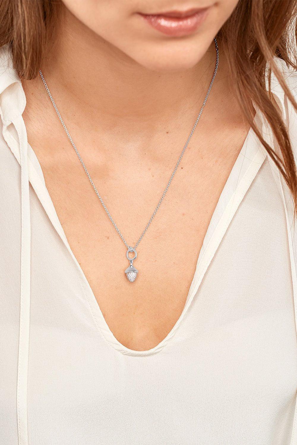 TAMARA COMOLLI-Pave Diamond Mikado Pendant-WHITE GOLD