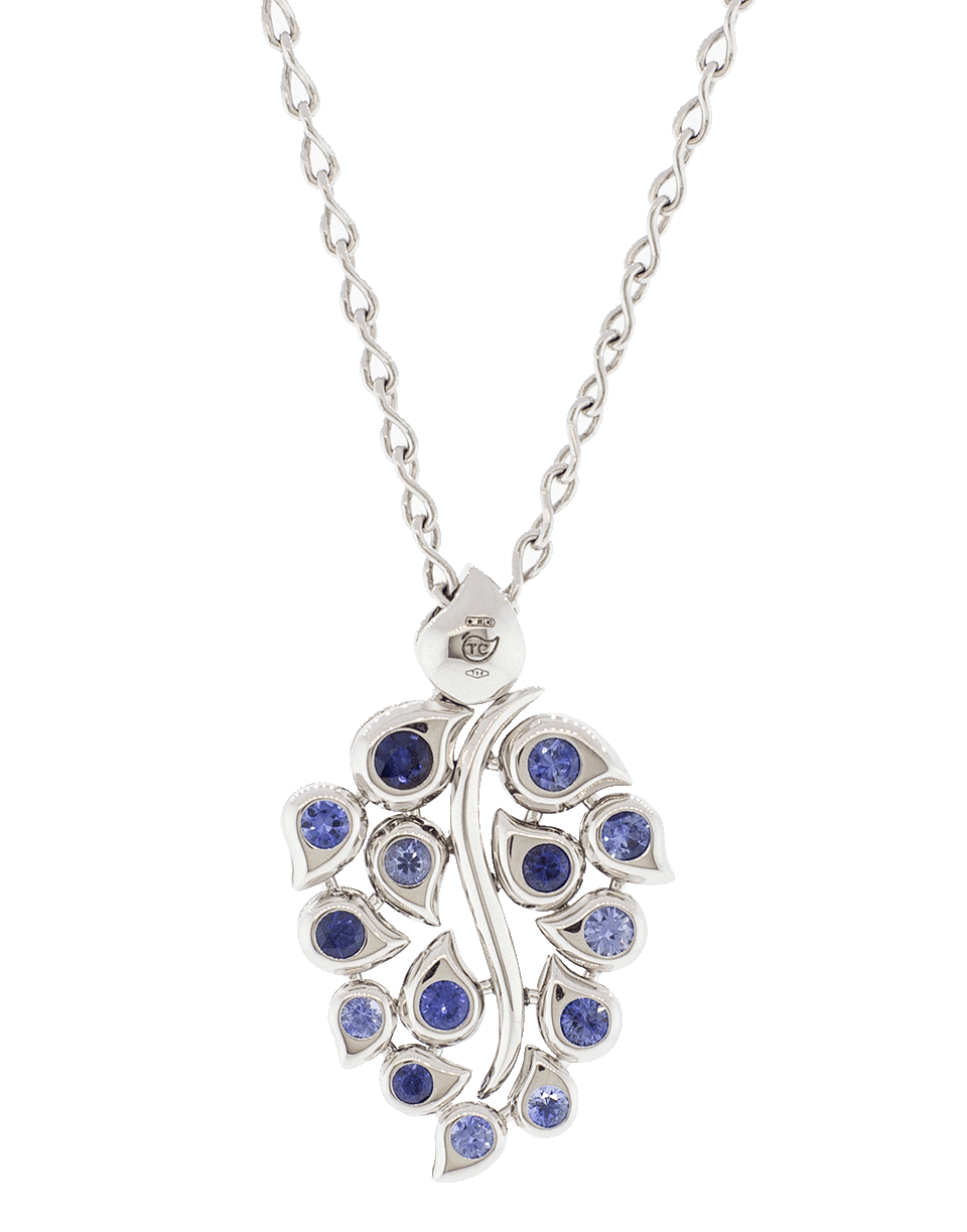 TAMARA COMOLLI-Sky Snowflake Leaf Pendant-WHITE GOLD