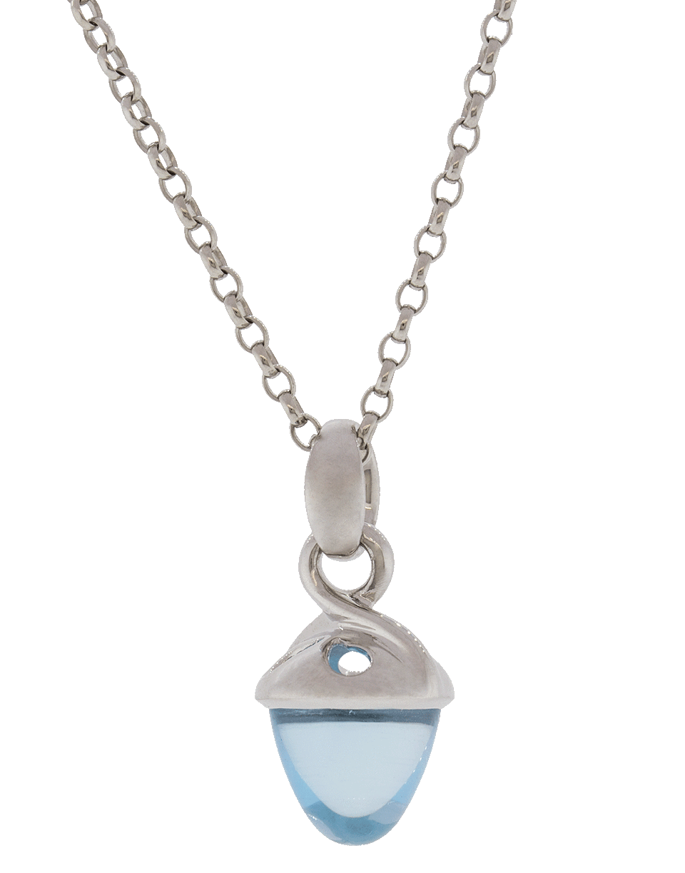 TAMARA COMOLLI-Sky Topaz Fairy Mikado Pendant-WHITE GOLD