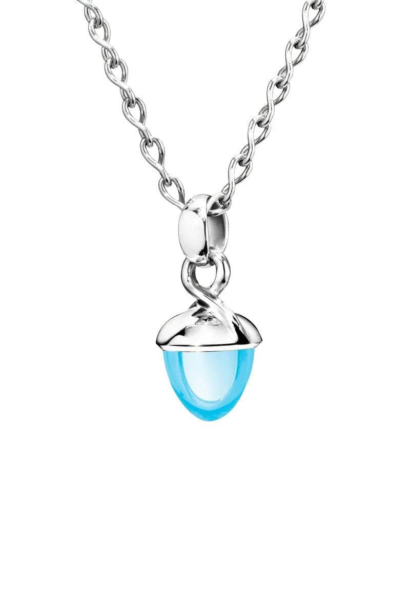 TAMARA COMOLLI-Sky Topaz Mikado Bouquet Pendant-WHITE GOLD