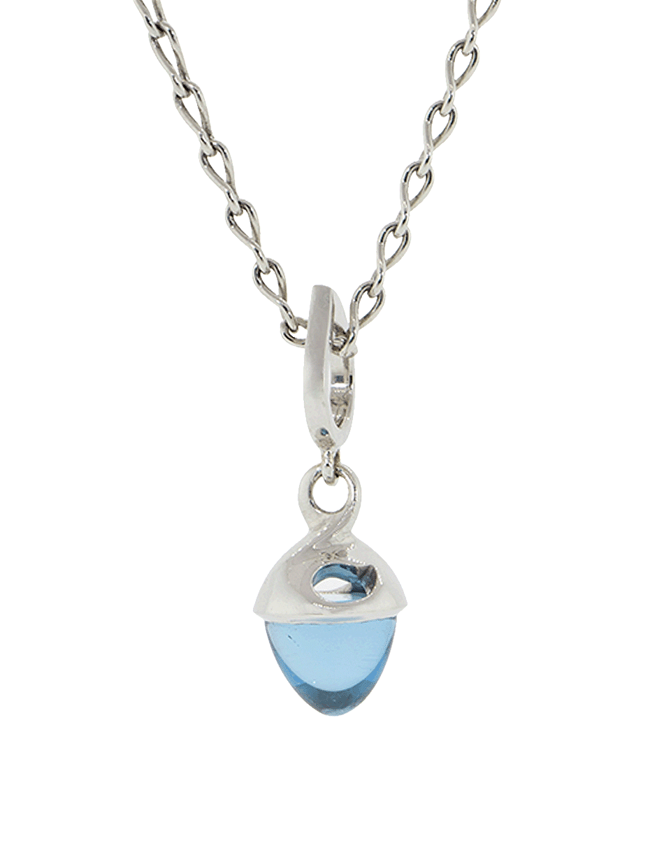 TAMARA COMOLLI-Swiss Blue Topaz Fairy Mikado Flamenco Pendant-WHITE GOLD