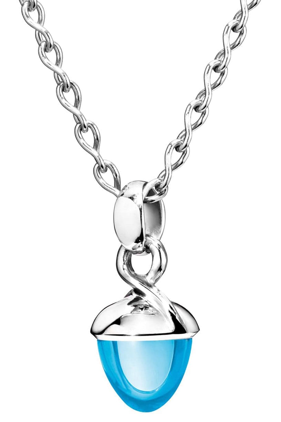 TAMARA COMOLLI-Swiss Topaz Mikado Bouquet Pendant-WHITE GOLD