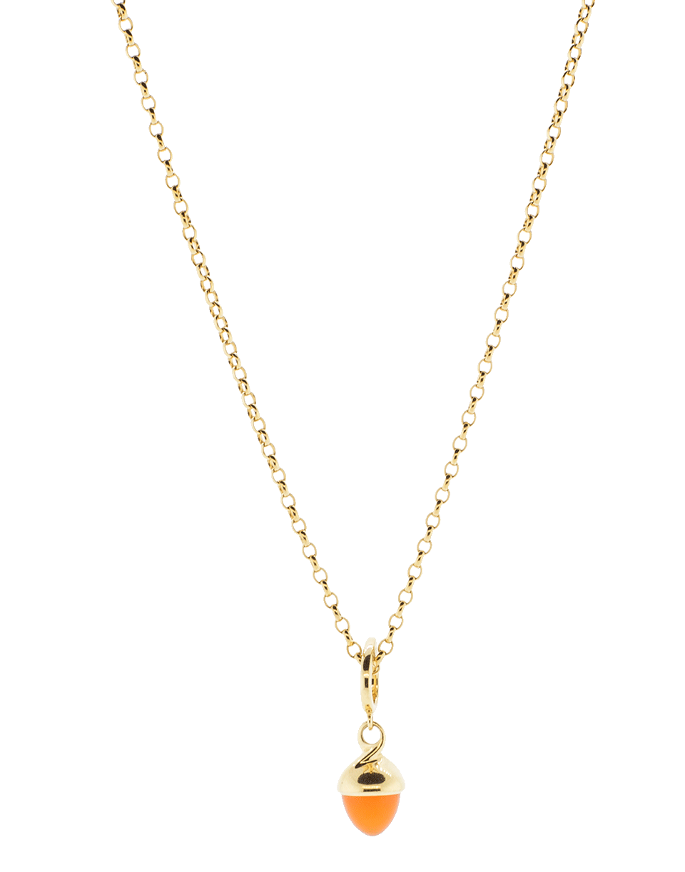 TAMARA COMOLLI-Carnelian Fairy Mikado Pendant-YELLOW GOLD