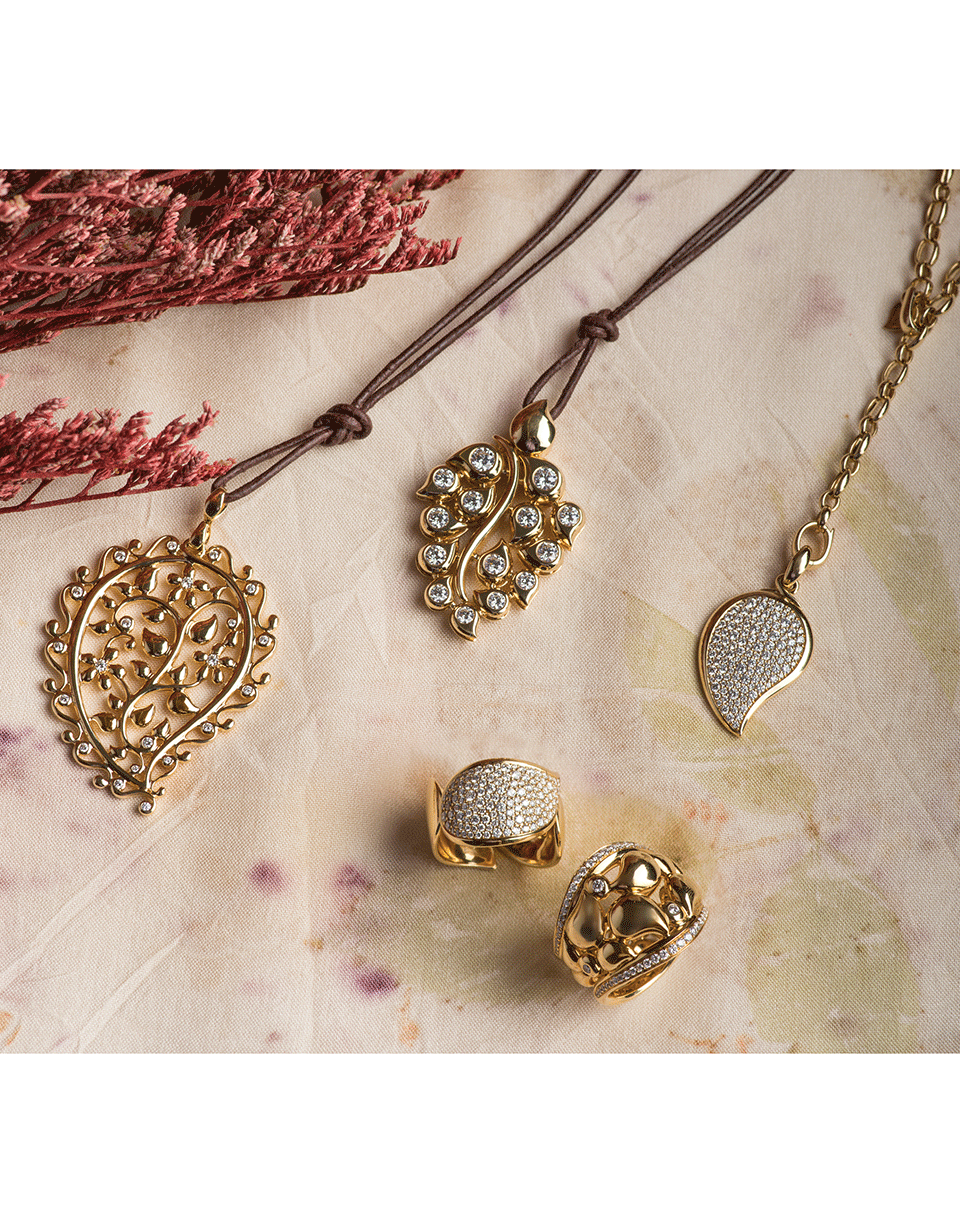 TAMARA COMOLLI-Classic Diamond Dream India Pendant-YELLOW GOLD
