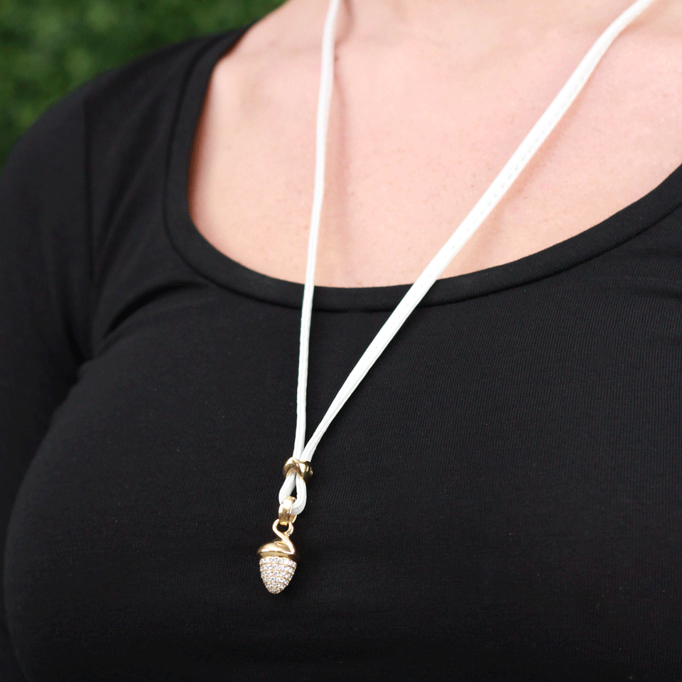 TAMARA COMOLLI-Diamond Pave Mikado Bouquet Pendant-YELLOW GOLD